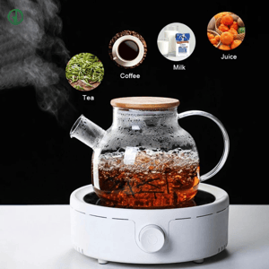 Borosilicate Glass Tea Pot Set - alternate view