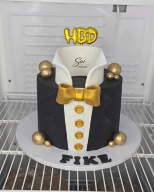 Tuxedo Birthday Cake