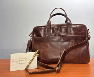 Premium Handcrafted Leather Briefcase