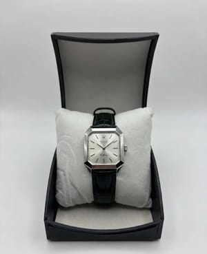 Silver Rectangular Dress Watch - alternate view