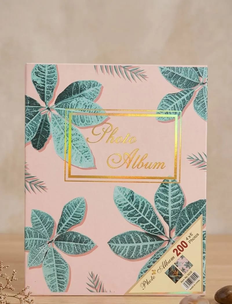 Elegant Floral Memory Photo Album