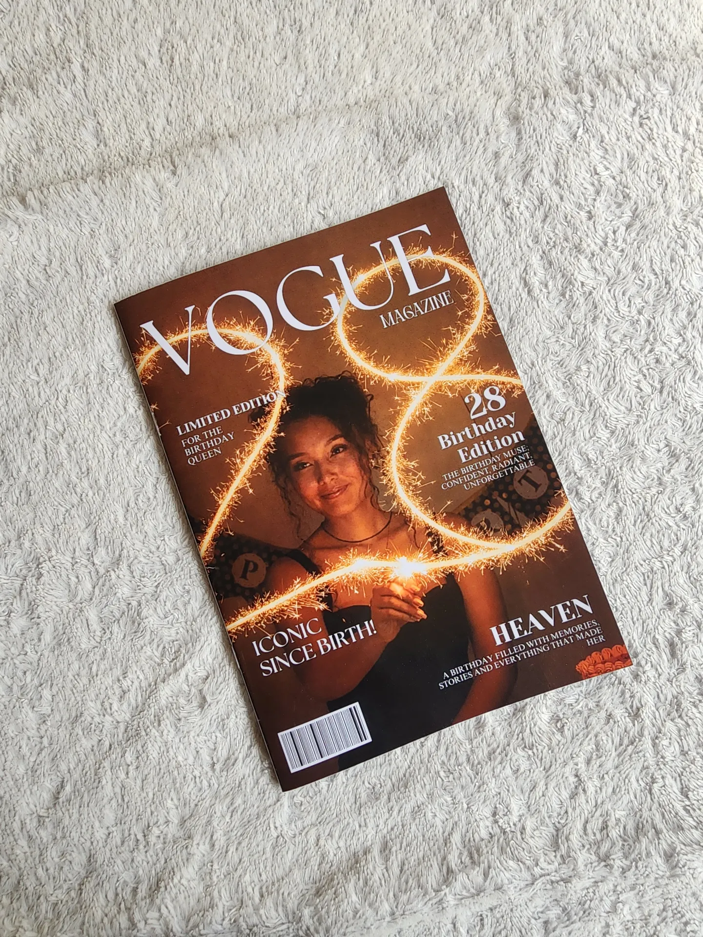 Birthday magazine