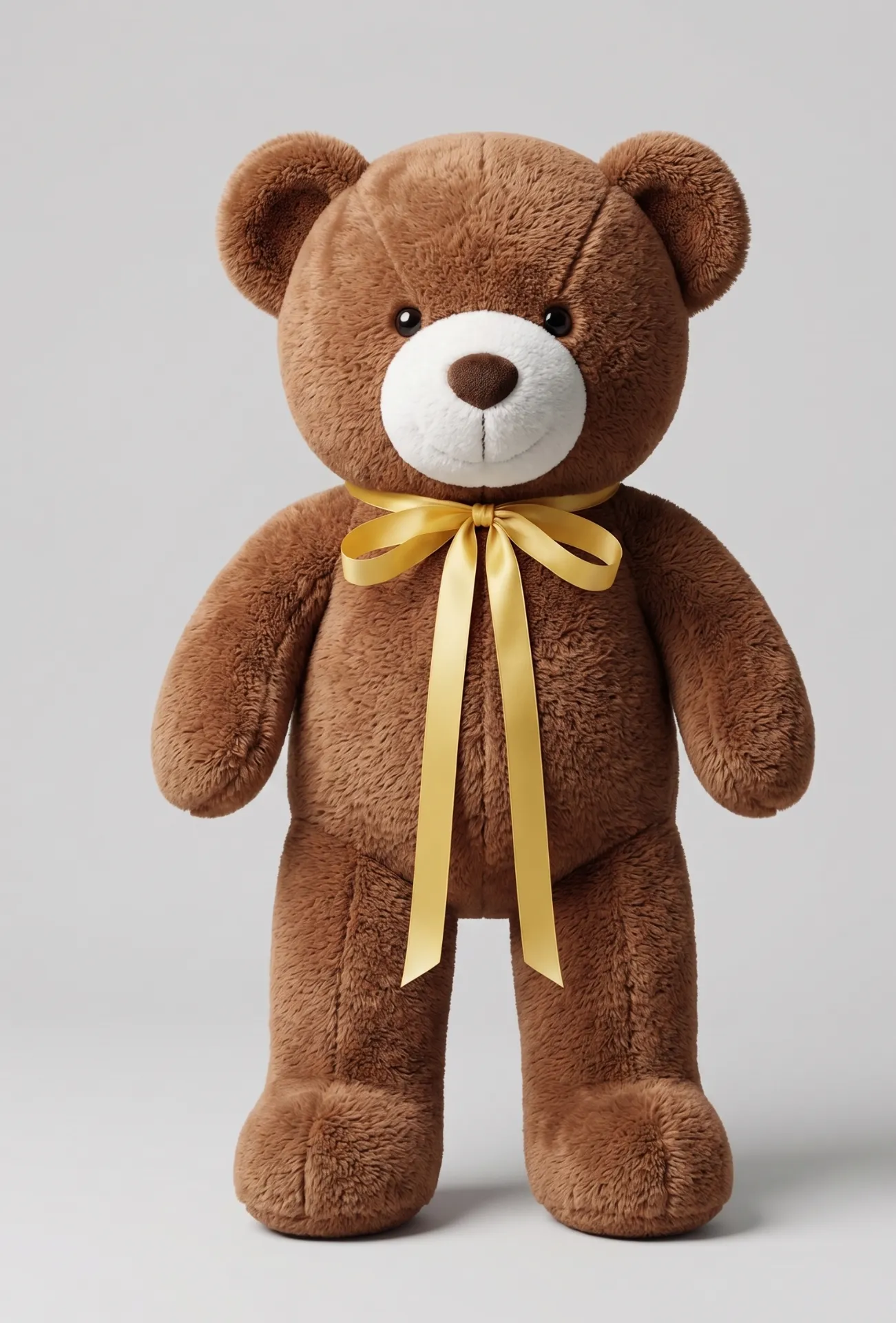 Brown Teddy Bear with Ribbon 1